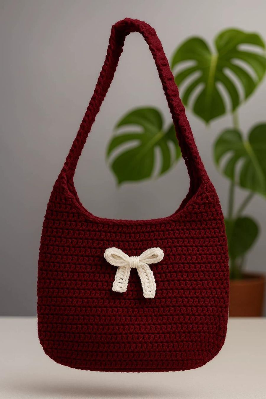 Cherry Blend crochet bag